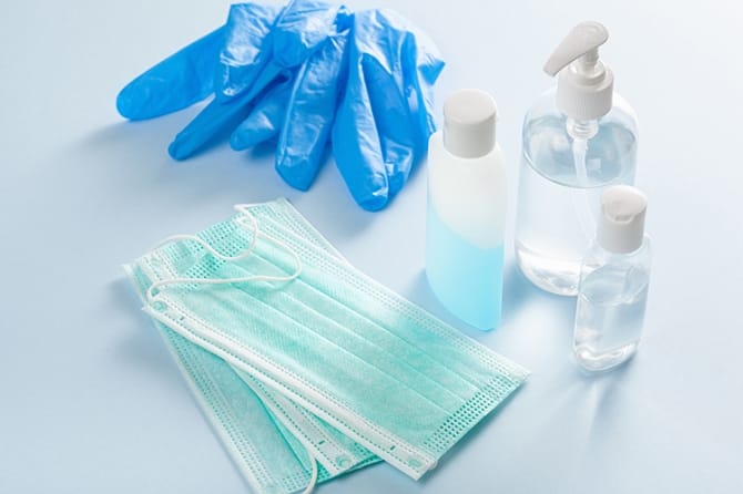 使い捨て製品の使用